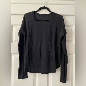 lululemon Lightweight Black Long Sleeve Size 8